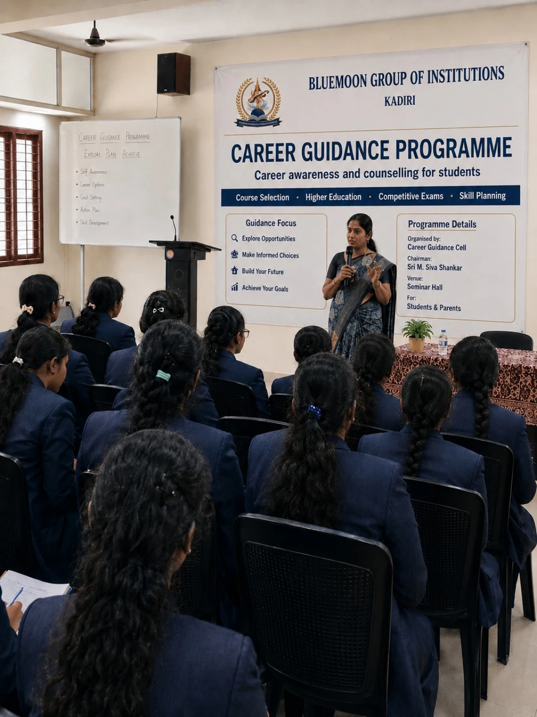 Career guidance programme at Blue Moon School