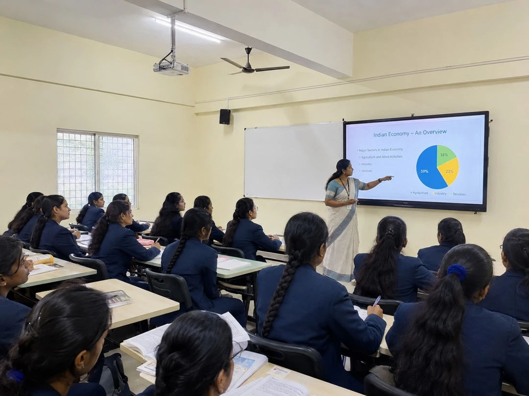 Digital classroom learning at Blue Moon School